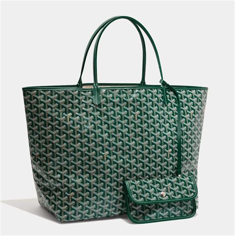 goyard bag green|goyard green bag price.